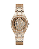Guess Allara Quartz Rose Gold Dial Rose Gold Steel Strap Watch For Women - GW0604L3 Authentic Buy Shop Now