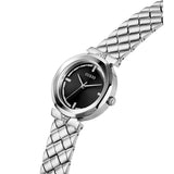 Guess Rumour Quartz Black Dial Silver Steel Strap Watch For Women - GW0613L1 Authentic Buy Shop Now