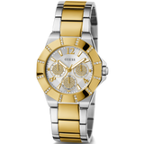 Guess Sunray Multifunction Silver Dial Two Tone Steel Strap Watch for Women - GW0616L2 Authentic Buy Shop Now