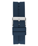 Guess Leo Chronograph Navy Blue Dial Blue Silicone Strap Watch For Men - GW0637G1 Authentic Buy Shop Now