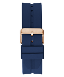 Guess Leo Chronograph Blue Dial Blue Silicone Strap Watch For Men - GW0637G3 Authentic Buy Shop Now