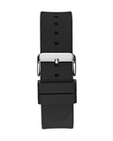 Guess Duke Crystals Black Dial Black Silicone Strap Watch For Men - GW0641G1 Authentic Buy Shop Now