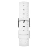 Guess Rumour Silver Dial White Leather Strap Watch For Women - GW0689L1 Authentic Buy Shop Now