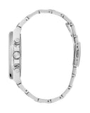 Guess Equity Analog Black Dial Silver Steel Strap Watch For Men - GW0703G1 Authentic Buy Shop Now