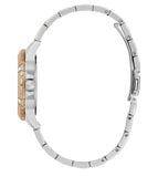 Guess Mist Analog Maroon Dial Two Tone Steel Strap Watch For Women - GW0723L2 Authentic Buy Shop Now