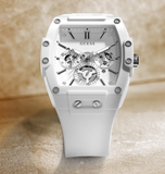 Guess Phoenix Multifunction White Dial White Rubber Strap Watch for Men - GW0203G2 Authentic Buy Shop Now