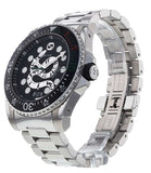 Gucci Dive Snake Black Dial Silver Steel Strap Watch For Men - YA136218 Authentic Buy Shop Now