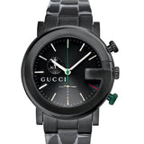 Gucci G Chrono Black Dial Black Steel Strap Watch For Men - YA101331 Authentic Buy Shop Now