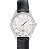 Gucci G Timeless Eryx Silver Dial Black Leather Strap Watch For Men - YA126338 Authentic Buy Shop Now