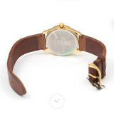 Gucci G Timeless Quartz Two Tone Dial Brown Leather Strap Watch For Men - YA126451B Authentic Buy Shop Now
