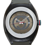 Gucci Sync XXL Quartz Brown Dial Brown Leather Strap Watch For Men - YA137106 Authentic Buy Shop Now