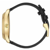 Gucci G-Timeless Black Dial Black Leather Strap Watch For Women - YA1264055 Authentic Buy Shop Now