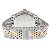 Gucci G Timeless Black Dial Two Tone Steel Strap Watch For Men - YA126410 Authentic Buy Shop Now