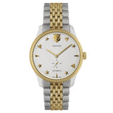 Gucci G Timeless Automatic White Dial Two Tone Steel Strap Watch for Men - YA126356 Authentic Buy Shop Now
