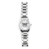 Gucci G Timeless Quartz Silver Dial Silver Steel Strap Watch For Women - YA126595 Authentic Buy Shop Now