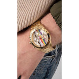 Guess Altitude Multifunction Gold Dial Gold Steel Strap Watch for Men - GW0434G1 Authentic Buy Shop Now
