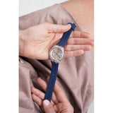 Guess Cosmo Diamonds Silver Dial Blue Rubber Strap Watch for Women - GW0034L5 Authentic Buy Shop Now
