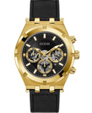 Guess Continental Black Dial Black Rubber Strap Watch for Men - GW0262G2 Authentic Buy Shop Now