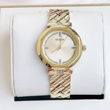 Guess Rumour Quartz Gold Dial Gold Steel Strap Watch For Women - GW0613L2 Authentic Buy Shop Now
