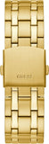Guess Continental Black Dial Gold Steel Strap Watch for Men - GW0260G2 Authentic Buy Shop Now