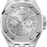 Guess Analog Quartz Silver Dial Silver Steel Strap Watch For Men - U0377G1 Authentic Buy Shop Now
