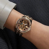Guess Allara Quartz Rose Gold Dial Rose Gold Steel Strap Watch For Women - GW0604L3 Authentic Buy Shop Now
