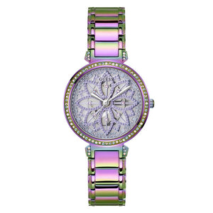 Guess Lily Analog Purple Dial Purple Steel Strap Watch For Women - GW0528L4 Authentic Buy Shop Now