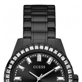Guess Sparkler Diamonds Black Dial Black Steel Strap Watch for Women - GW0111L4 Authentic Buy Shop Now