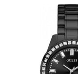 Guess Sparkler Diamonds Black Dial Black Steel Strap Watch for Women - GW0111L4 Authentic Buy Shop Now