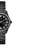 Guess Sparkler Diamonds Black Dial Black Steel Strap Watch for Women - GW0111L4 Authentic Buy Shop Now