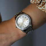 Guess Sparkler Diamonds Silver Dial Silver Steel Strap Watch for Women - GW0111L1 Authentic Buy Shop Now