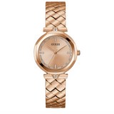 Guess Rumour Quartz Rose Gold Dial Rose Gold Steel Strap Watch For Women - GW0613L3 Authentic Buy Shop Now