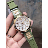 Guess Interpid 2 Golden Dial Two Tone Silicon Strap Watch For Women - W0325L5 Authentic Buy Shop Now