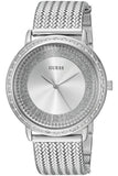 Guess Quartz Silver Dial Willow Stainless Steel Mesh Bracelet Watch For Women - W0836L2 Authentic Buy Shop Now