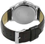 Guess Wafer Analog Blue Dial Brown Leather Strap Watch For Men - W0496G2 Authentic Buy Shop Now