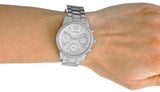 Guess Mini Sunrise Chronograph Quartz Silver Dial Silver Steel Strap Watch For Women - W0623L1 Authentic Buy Shop Now
