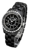 Chanel J12 Quartz Ceramic Black Dial Black Steel Strap Watch for Women - J12 H0682 Authentic Buy Shop Now