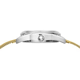 Guess Whisper Silver Dial Gold Mesh Bracelet Watch for Women - W1084L2 Authentic Buy Shop Now