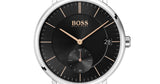 Hugo Boss Corporal Black Dial Black Leather Strap Watch for Men - 1513638 Authentic Buy Shop Now