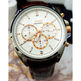 Hugo Boss Driver Quartz Silver Dial Brown Leather Strap Watch For Men - HB1512881 Authentic Buy Shop Now