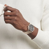 Hugo Boss Associate Black Dial Rose Gold Mesh Bracelet Watch for Men - 1513806 Authentic Buy Shop Now