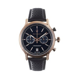 Maserati Legend Chronograph Black Dial Black Leather Strap Watch For Men - R8871638001 Authentic Buy Shop Now