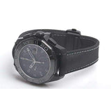 Tag Heuer Aquaracer Automatic Chronograph Special Edition Titanium Grey Dial Black Leather Strap Watch for Men - CAY218B.FC6370 Authentic Buy Shop Now
