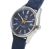 Tag Heuer Carrera Quartz Blue Dial Blue Calfskin Leather Strap Watch for Women - WAR1112.FC6391 Authentic Buy Shop Now