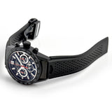 Tag Heuer Carrera Chronograph Steel & Ceramic Black Dial Black Rubber Strap Watch for Men - CBG2090.FT6145 Authentic Buy Shop Now