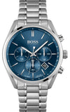 Hugo Boss Champion Blue Dial Silver Steel Strap Watch for Men - 1513818 Authentic Buy Shop Now