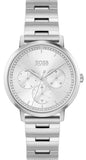 Hugo Boss Prima Silver Dial Silver Steel Strap Watch for Women - 1502570 Authentic Buy Shop Now