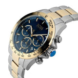 Hugo Boss Hero Blue Dial Two Tone Steel Strap Watch for Men - 1513767 Authentic Buy Shop Now