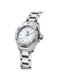 Tag Heuer Aquaracer Professional 200 Quartz Diamond Mother of Pearl Dial Silver Steel Strap Watch for Women - WBP1416.BA0622 Authentic Buy Shop Now