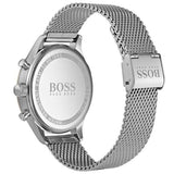 Hugo Boss Jet Blue Dial Silver Mesh Bracelet Watch for Men - 1513441 Authentic Buy Shop Now